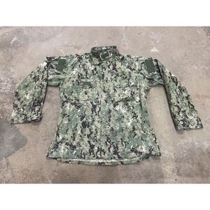 Propper Shirt Mens LT Green Digital Camo Navy Utility Combat Uniform Top NWU